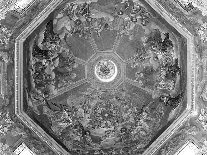 1873-Francesco Ferranti - Angeli e santi - Basilica di S. Nicola da Tolentino, MC
